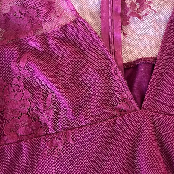 Jen’s Pirate Booty X Free People Magenta lace ethereal maxi dress - Picture 7 of 14